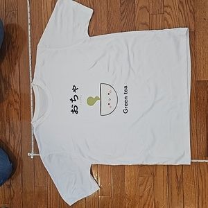 Green tea tee shirt